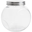 Frasco Redondo Con Tapa Silver Vidrio 200 Ml