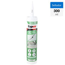 Sellador Topex 300 Ml Multiuso Para Fisuras Y Grietas Blanco