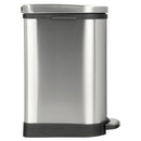 Basurero 10 Litros Acero Inoxidable Gris