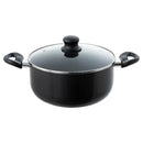 Olla de Aluminio 24 cm 4 l Negro