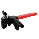 Trabavolante Metalico Tipo T Rojo y Negro Antirrobo Universal