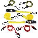 Pack 2 Cintas Elasticas Y Amarras Blacksmith 500 Cm Capacida