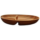Plato ovalado con divisiones 16,6x23,7 cm