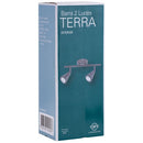 Barra Led Terra 2 Luces Metal Cafe