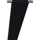 Pata inclinada abs negra 120 mm