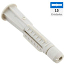 Tarugo De Nylon Multiuso M6 15 Unidades