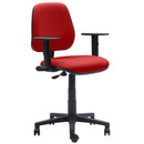 Silla Pc Brazos Rojo