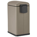 Papelero 5 Litros Metal Gris Mate