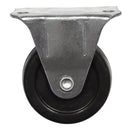 Rueda negra fija 1-1/2 pulgada