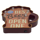 Letrero Led Cerveza Beige 29x5 cm