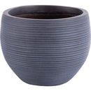 Macetero Fibra Stri Grey 29X22