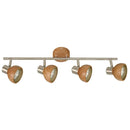 Barra Led Madera Cafe.