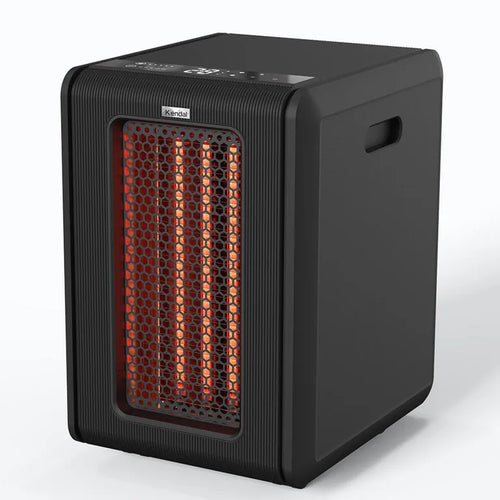 Estufa Infrarrojo 2000W 65M2 Negro