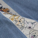 Toalla De Cuerpo Dog 400 Gr Algodon 60X120 Cm Azul