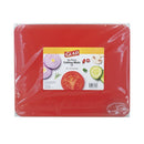 Set 4 Tablas Para Picar De Plastico 30X38 Cm Rojo