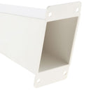 Pata inclinada abs blanca 120 mm