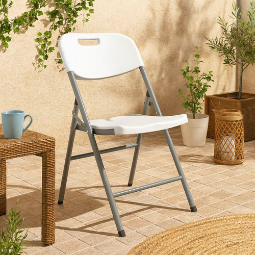 Silla Plegable Blanca