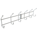 Percha 6 Ganchos Metal Blanco