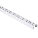 Pilar ranurado doble metal 96 cm blanco