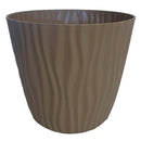 Macetero De Plastico 19X17 Cm Cafe