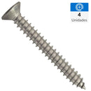 Tornillo Tirafondo Madera 75 mm 4.5 mm 4 unidad(es)