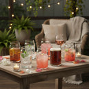 Set 4 Vasos Altos De Vidrio 490 Ml Transparente