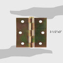 Set Bisagras 3,5x3 Zincado 2 un