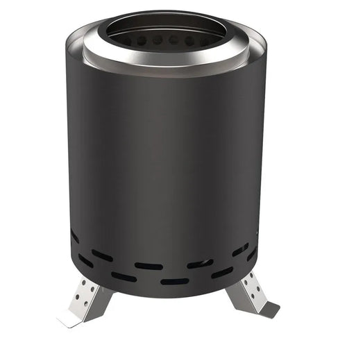 Fogon De Patio A Pelletleña Acero Negro