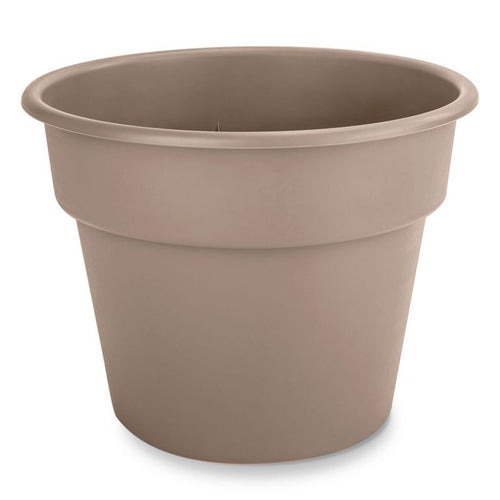 Macetero de Plastico 17.1x13.4 cm Taupe