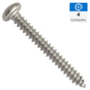 Tornillo Tirafondo Madera 1/4 2.1 mm 4 unidad(es)