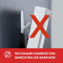Gancho Uso General Pequeno Blanco 3 Unidades