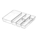 Set 6 Organizadores 8.8x31.7x16.2 cm Transparente