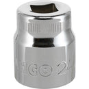 Dado poligonal 1/2x24 mm acero
