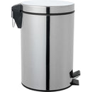 Set 2 Basureros De Metal 7 L Gris