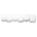 Set 6 Vasos Bajo de Vidrio 300 ml Transparente