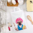 Cortina Bano Tela Pug 178x180 cm