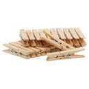 Pinzas Para Ropa De Madera X24