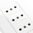 Tomacorriente Triple 10 A Blanco