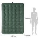 Combo Colchon Inflable Doble + 2 Almohadas + Inflador
