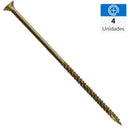 Tornillo Turbo Screw Madera Madera 5-1/2 Pulg 14 Mm 4 U.