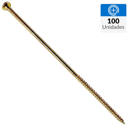 Tornillo drywall Autoperforante Madera 6 " 10 100 unidad(es)..