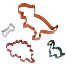 Set de 4 Moldes Dinosaurios para Galletas