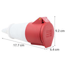 Enchufe Hembra volante 32A 3P + T