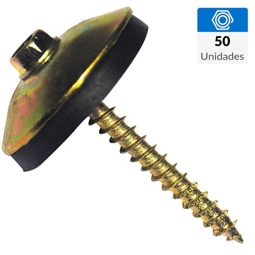 Tornillo Autoperforante Madera 2 " 25 mm 50 unidad(es)