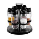Set de 6 Especieros con Rack Transparente 20 cm
