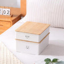 Organizador 22x12x30 cm 7.9 l Blanco, natural