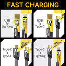 Cable Universal 4 En 1 Carga Rapida Metro Pd