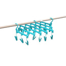 Colgante de Ropa Extensible Plegable PVC 39 cm Verde