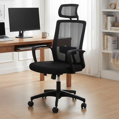 Silla Escritorio Happy Con Cabecero