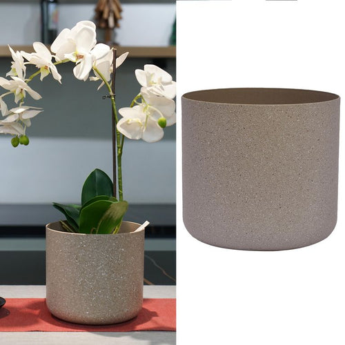 Macetero Denver de Plastico 16x15 cm Beige